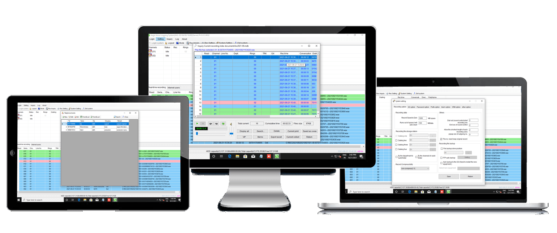 8 port pci voice logger software